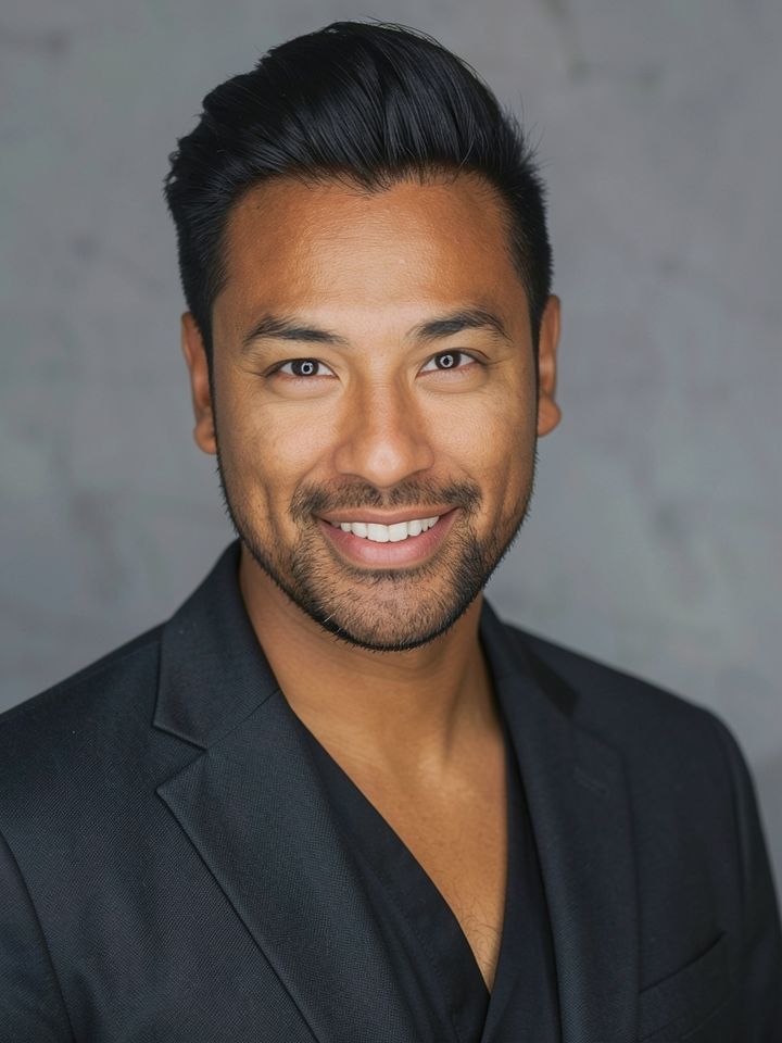 Corporate headshot portrait created from one selfie, shown in this ai headshot generator comparison